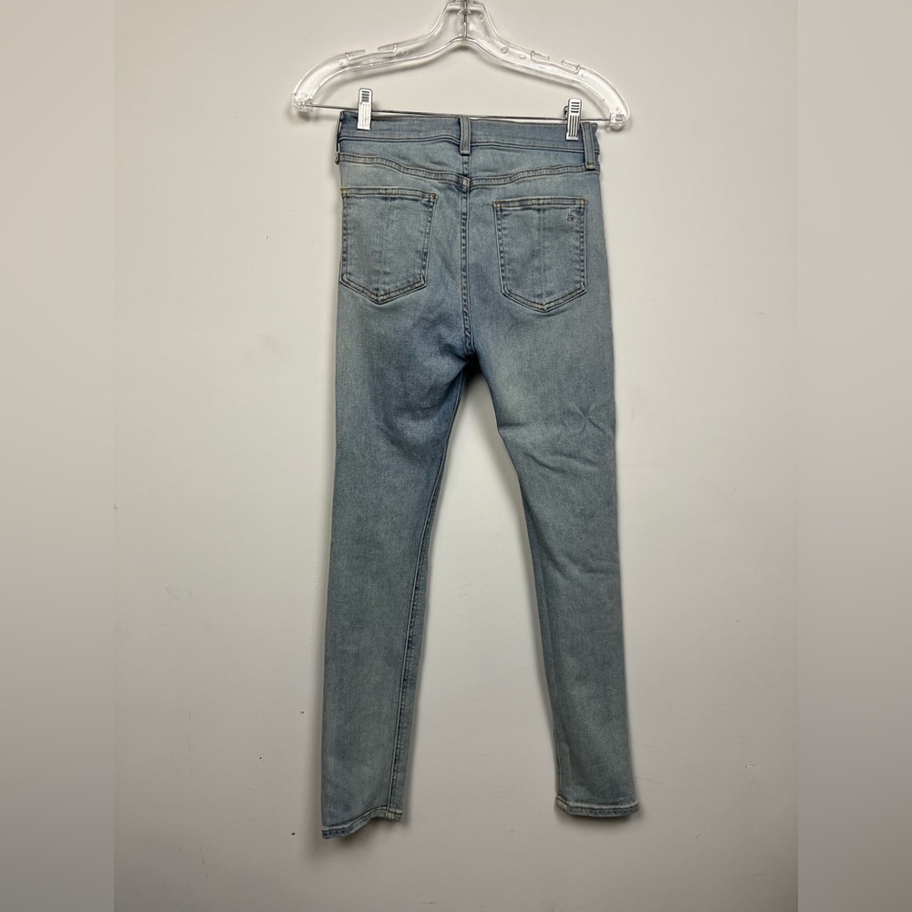 RAG & BONE HIGH RISE ANKLE SKINNY JEANS BLUE SIZE 26 - Picture 3 of 7